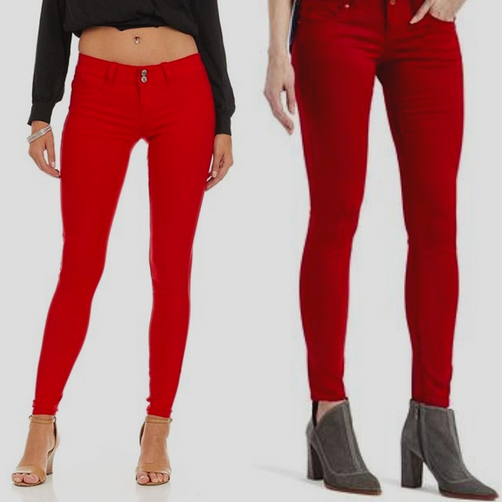 Super Stretchy Dark Red Jeggings
